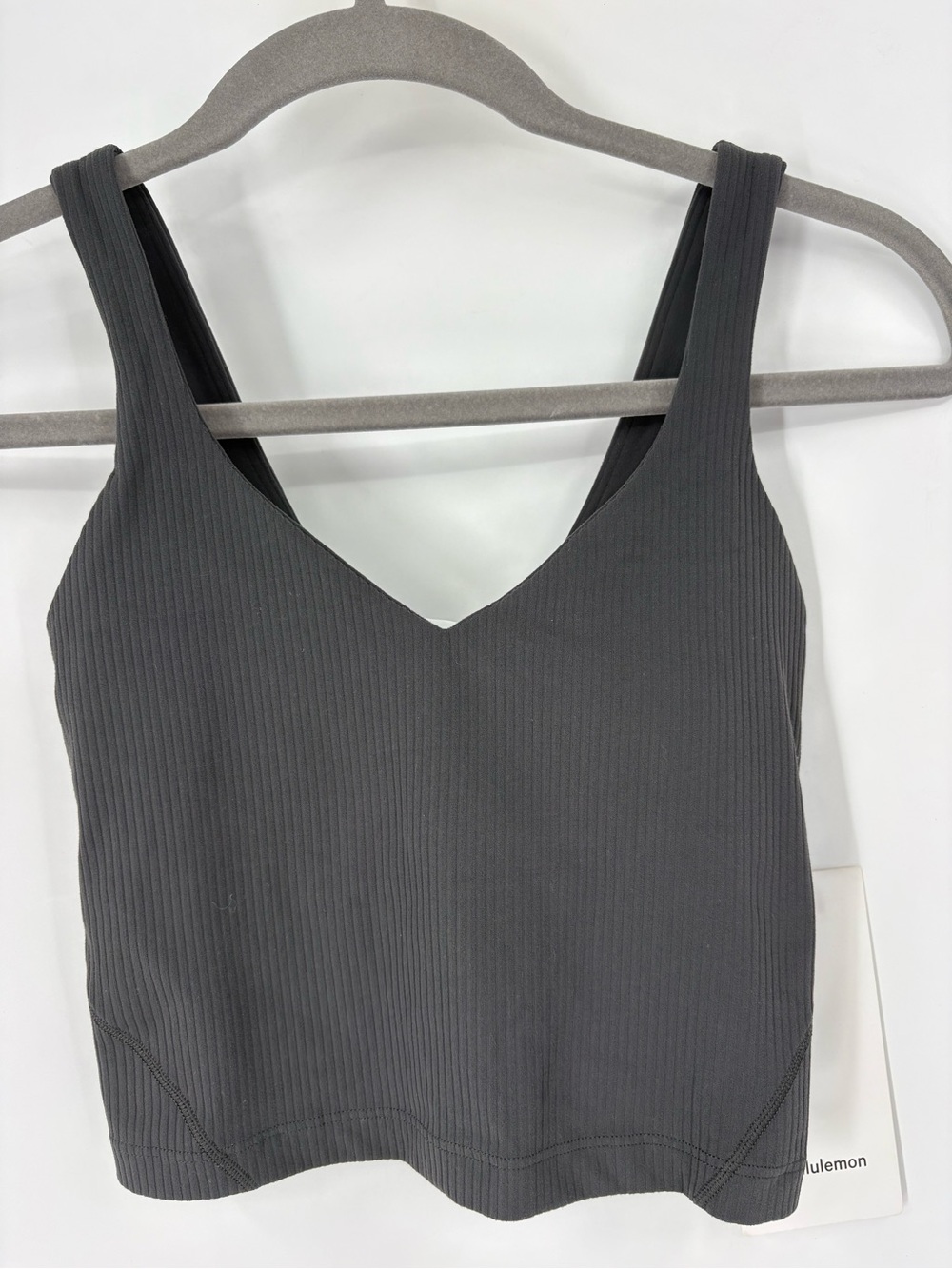 LULULEMON Align Ribbed Tank Top Graphite Gray Size 0